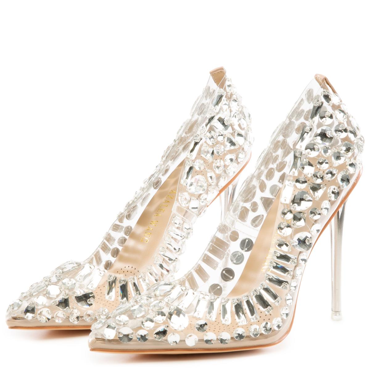 Bonnie Glass Stiletto Heel Pump