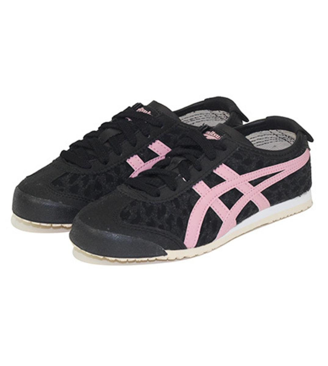 Onitsuka Tiger for Preschool: Mexico 66 PS Black/Pink Sneakers