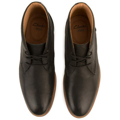 Broyd Mid Black Leather Chukka Boots BLACK