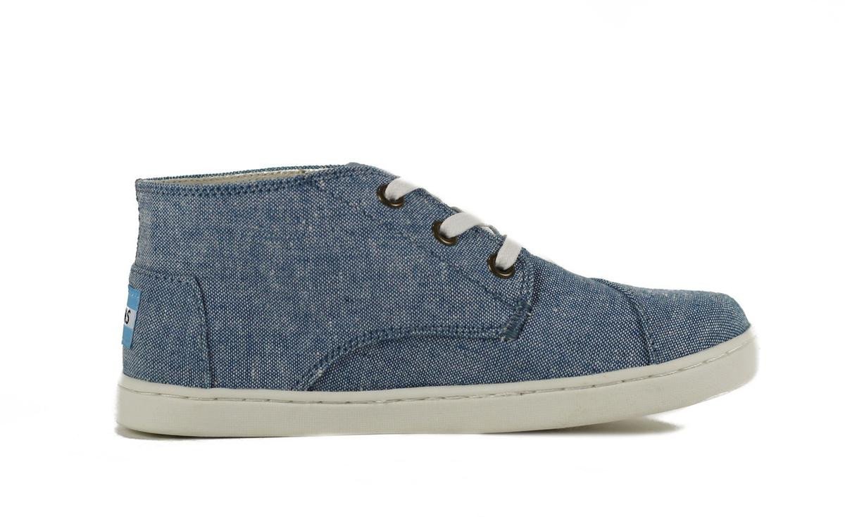 Kids Toms Paseo Mid Light Navy Chambray