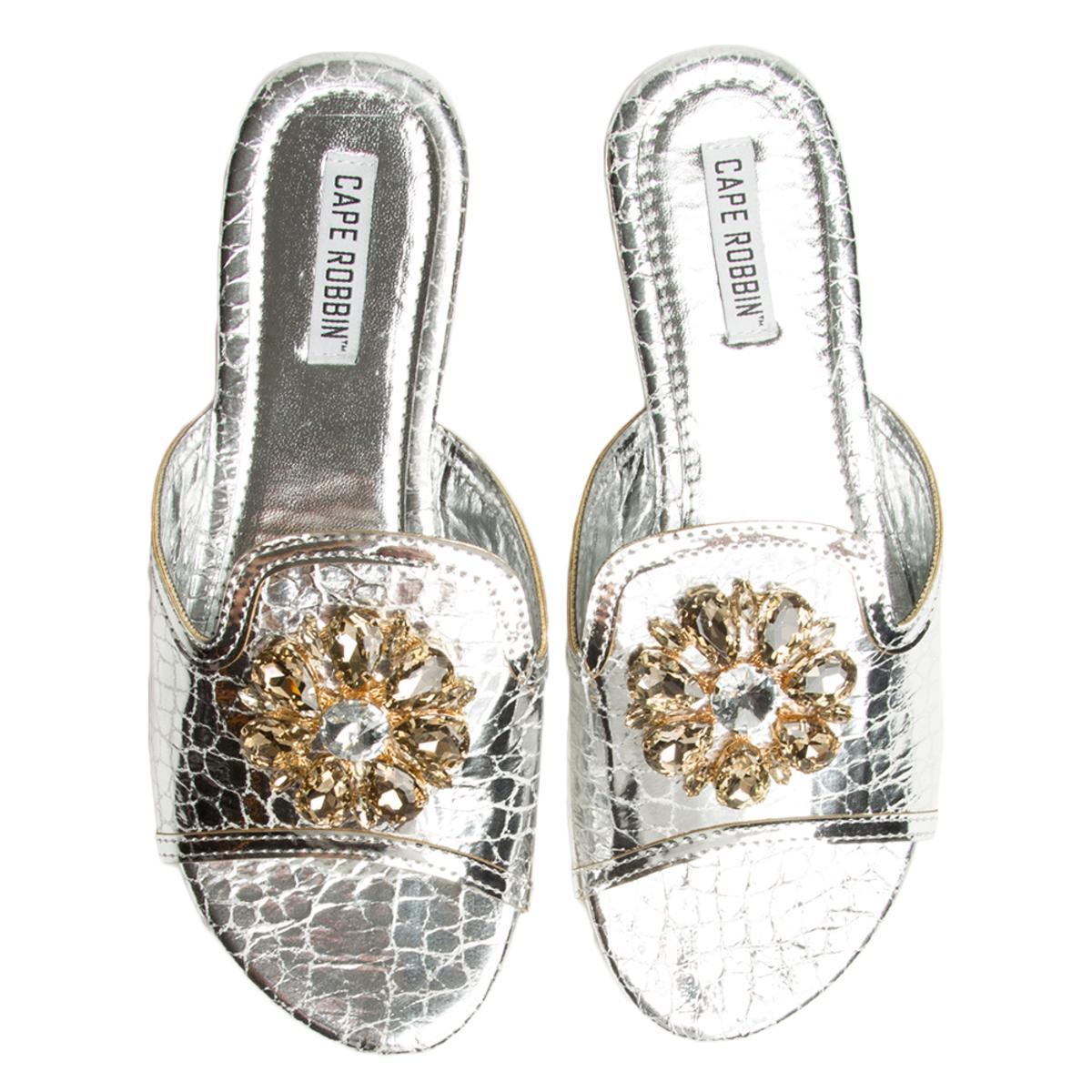 Cape Robbin Leela-10 Silver Sandal Silver