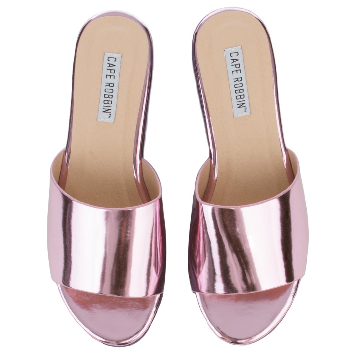Cape Robbin Allie-2 Pink Sandals Pink