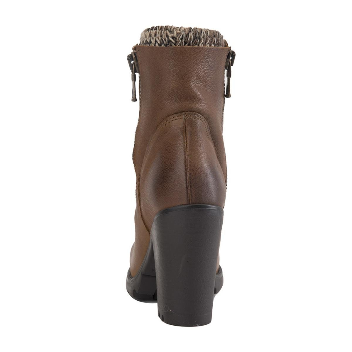 Steve Madden for Women: Sweaterr Cognac Leather Heel Boots