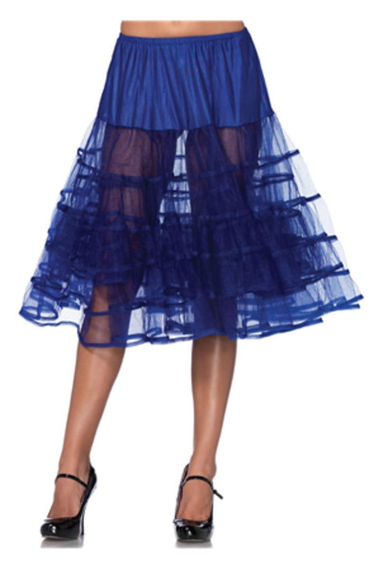 Mid-Length Petticoat in ROYAL BLUE
