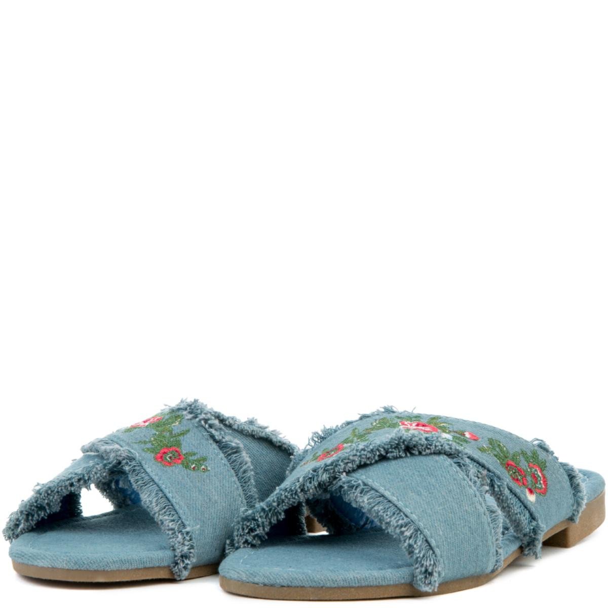 Cape Robbin Coma-7 Sandal Denim