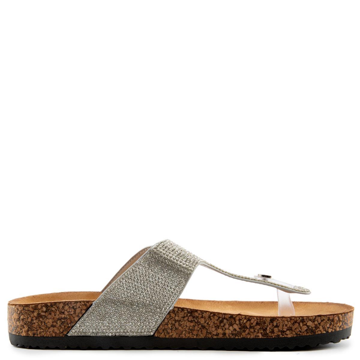 Berk-04 Rhinestone Sandals