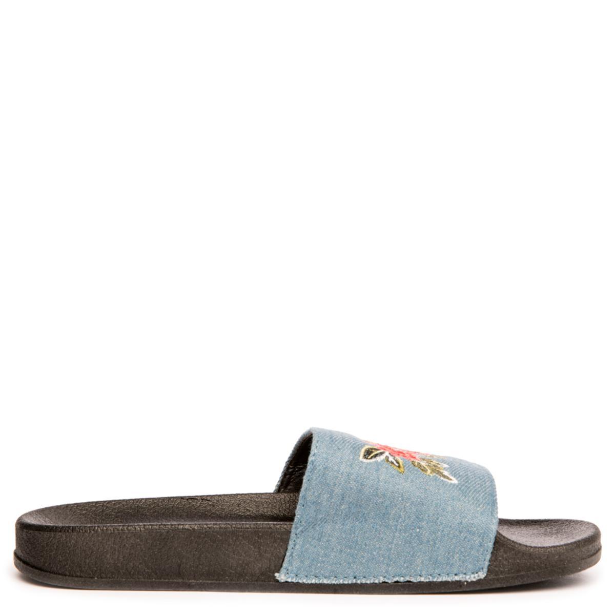 Cape Robbin Moira-59 Light Blue Slides Light Blue