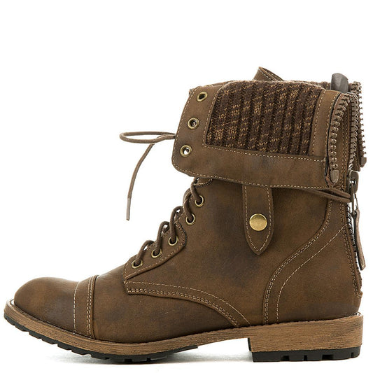 Star-8 Lace-Up Boot Brown