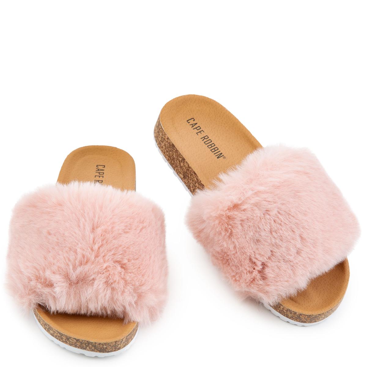 Teaneck Fur Sandals