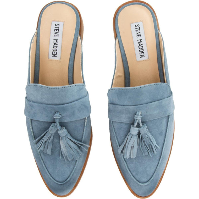 Stave Madden for Women: MAGAN BLUE SUEDE