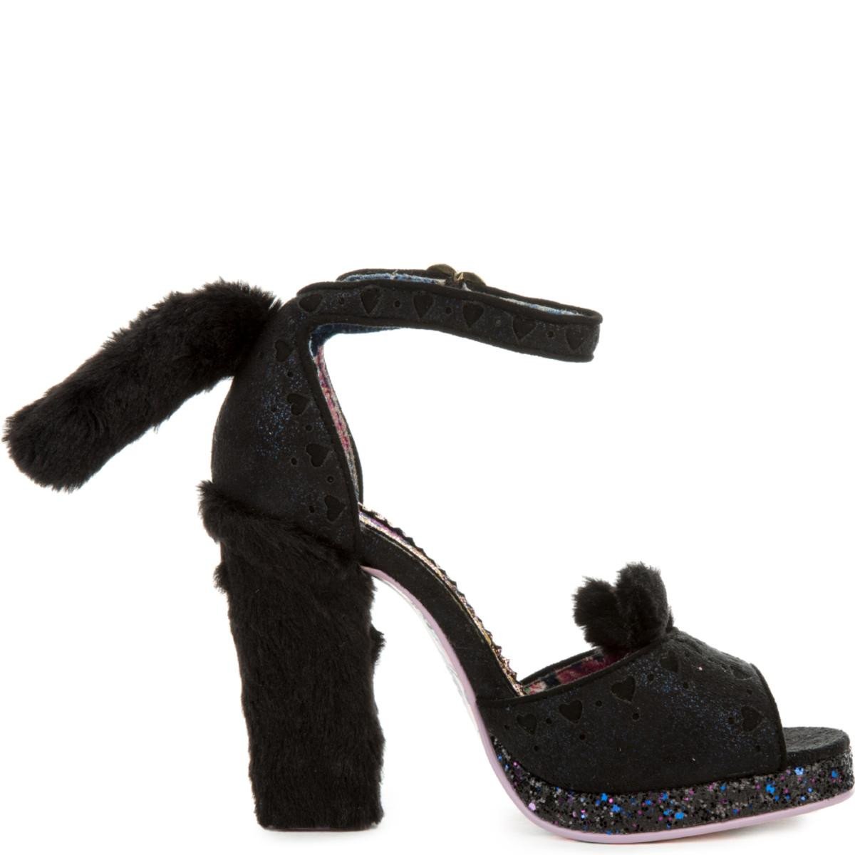 Kitty Paws Black High Heel Black