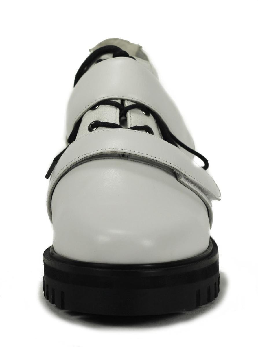 Senso: Daria White Nappa/Grained Kid Bootie