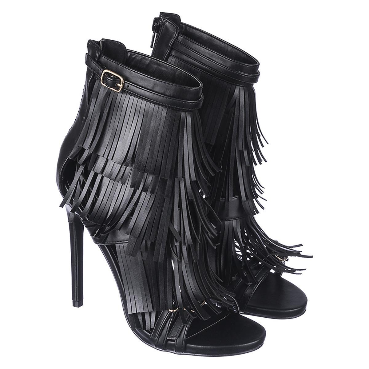 Privileged by J.C. Dossier for Women: Melko Black Dress High High Heels
