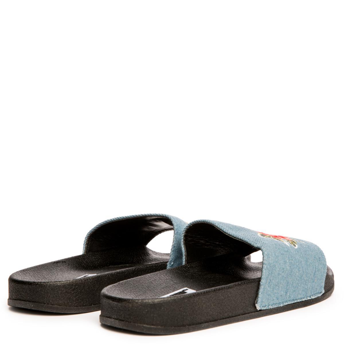 Cape Robbin Moira-59 Light Blue Slides Light Blue