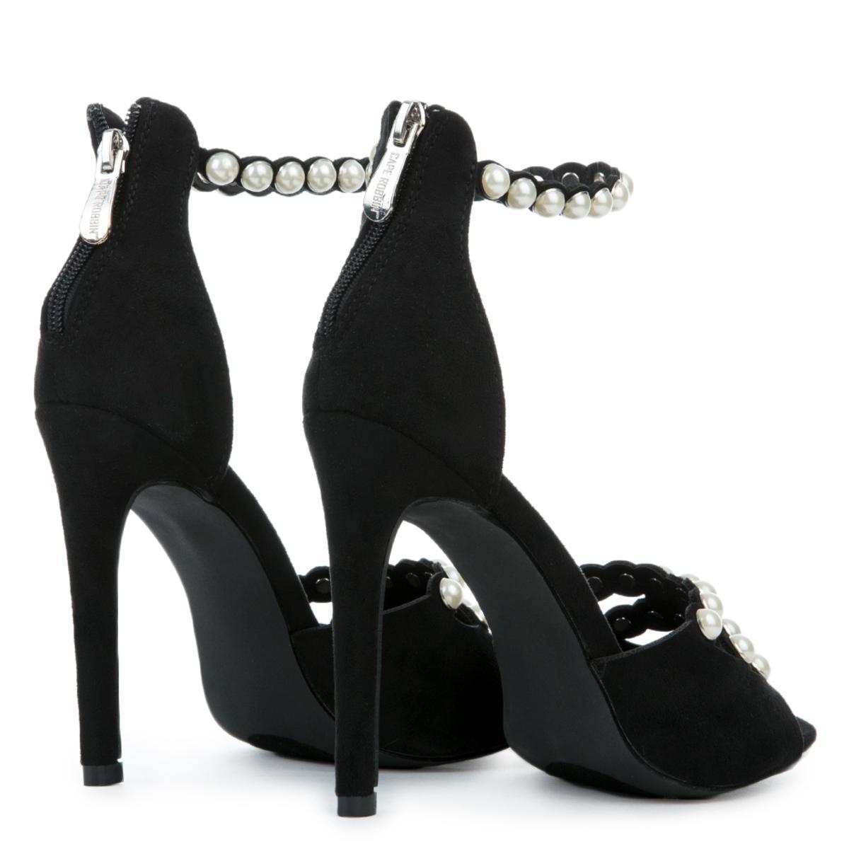 Meg047 Black High Heel BLACK