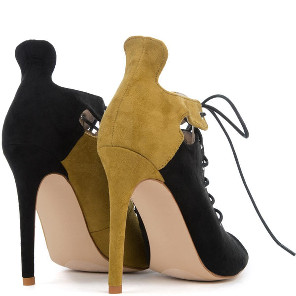 Cape Robbin Blaire-2 Olive Heeled Booties Olive