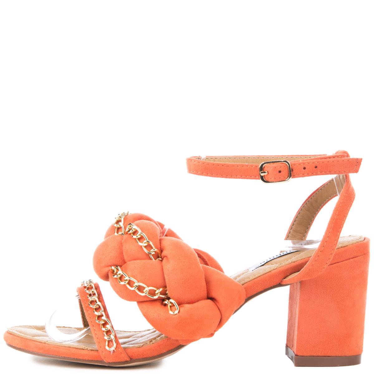 Cape Robbin Carrie-23 Orange High Heels Orange