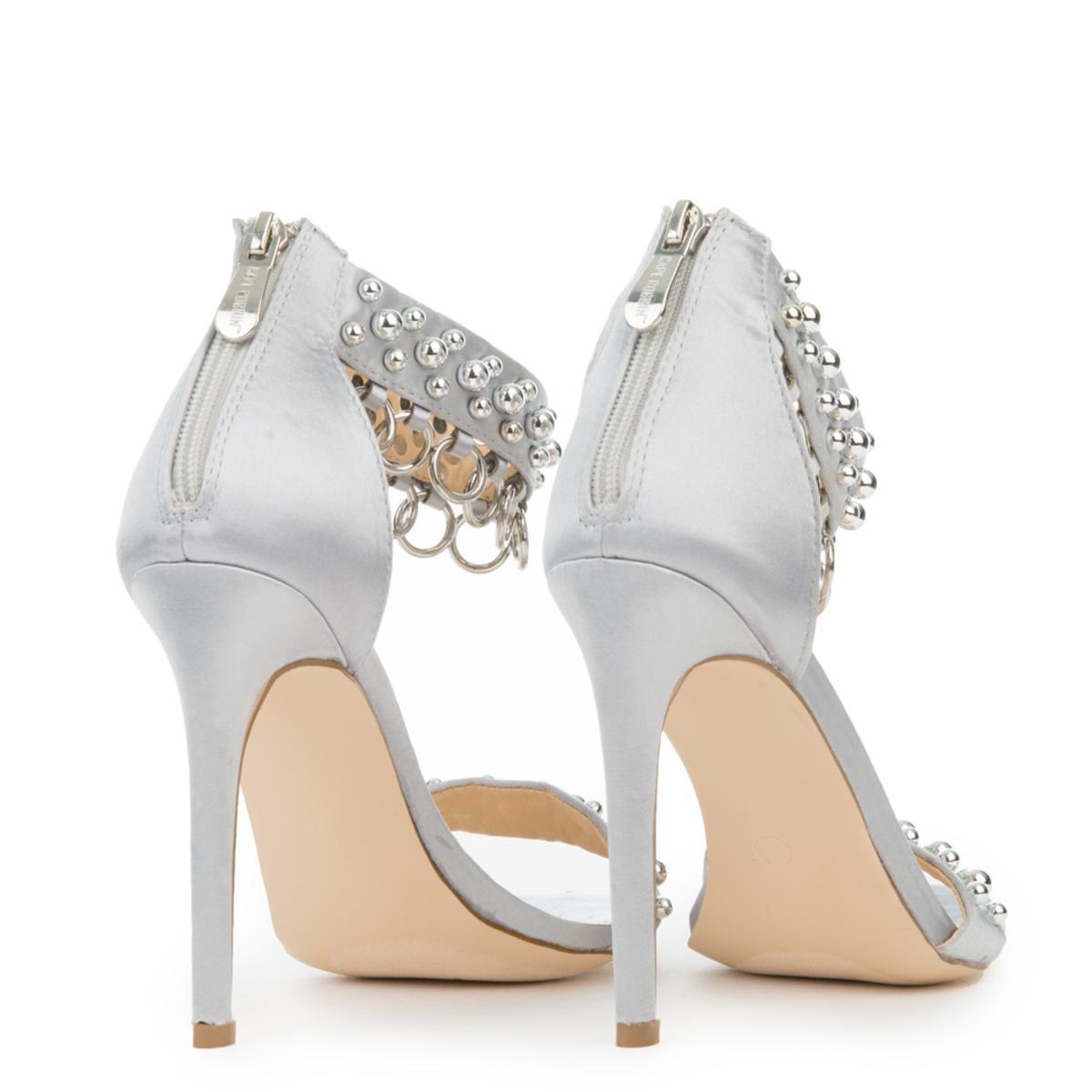 Cape Robbin Suzzy-43 High Heel Gray