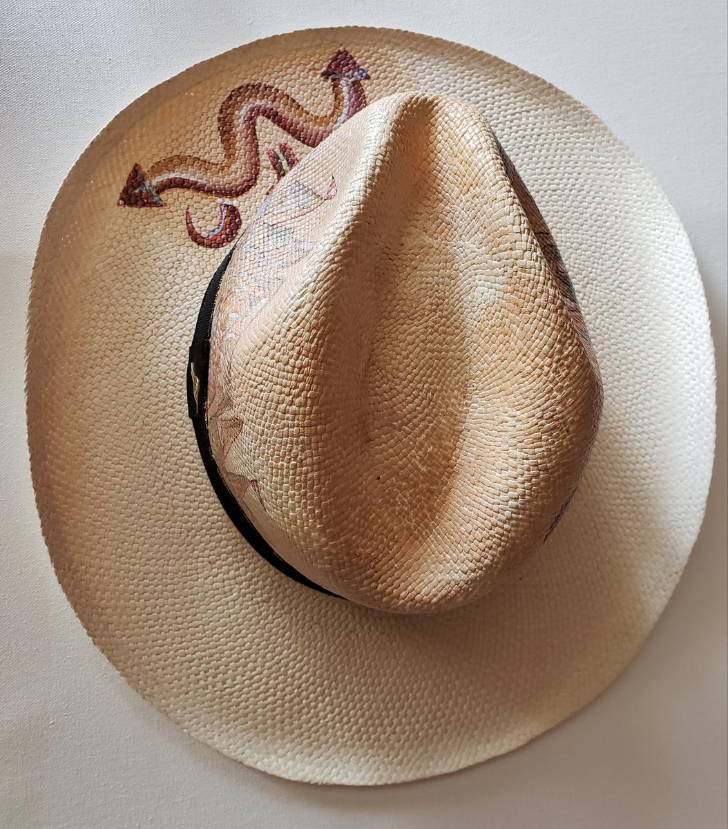 Desert Brown Panama Hat Size S