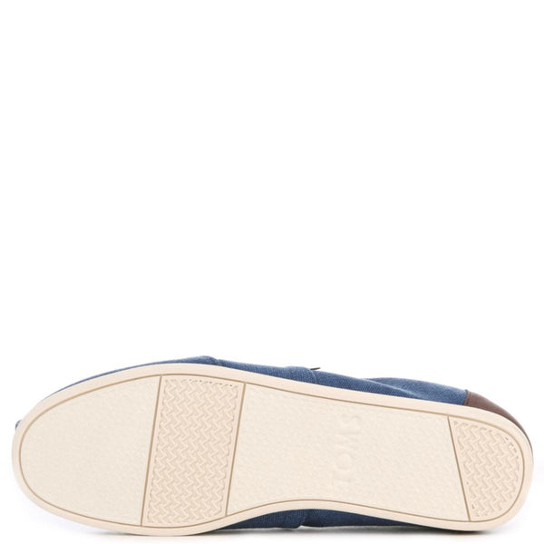 Toms for Men: Navy Washed Canvas/Trim Classic
