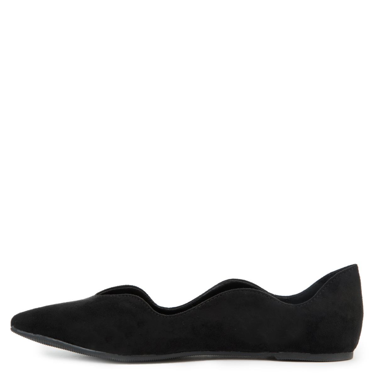 Alda-5 Flat BLACK SUEDE