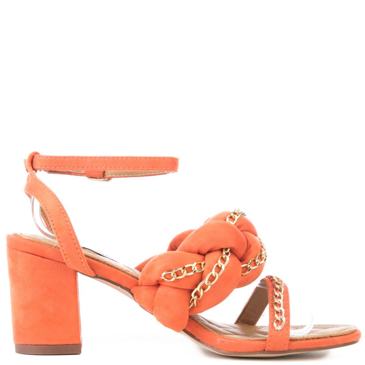 Cape Robbin Carrie-23 Orange High Heels Orange