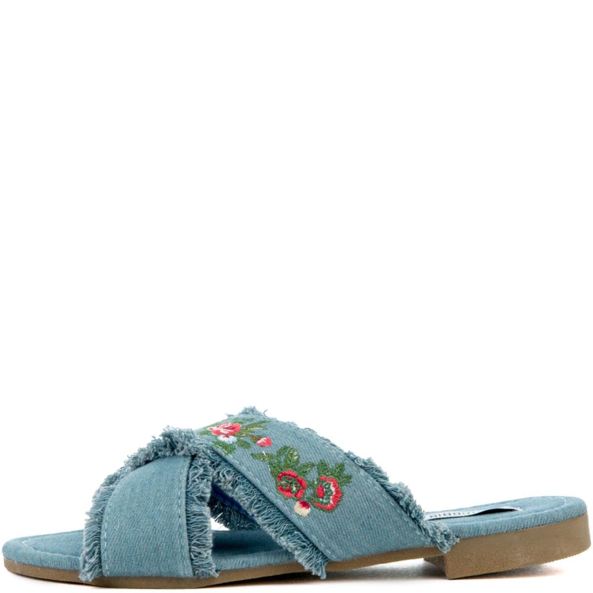 Cape Robbin Coma-7 Sandal Denim