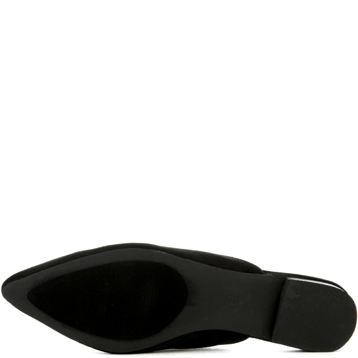Cape Robbin Cell-18 Black Mules Black