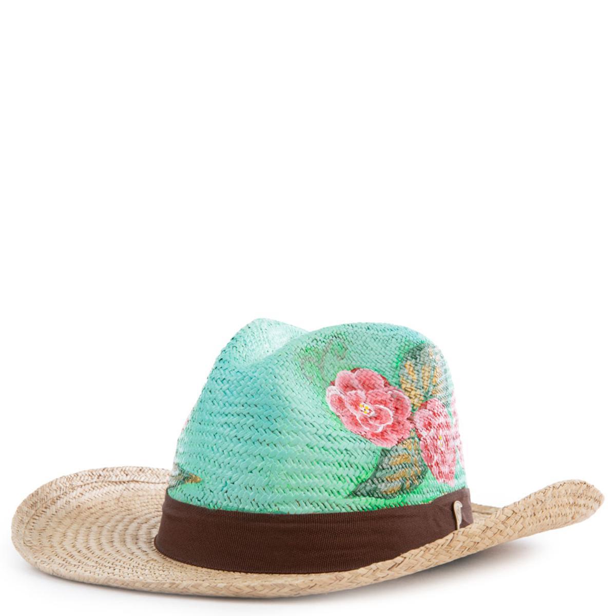 Primavera Verde Panama Hat Size S