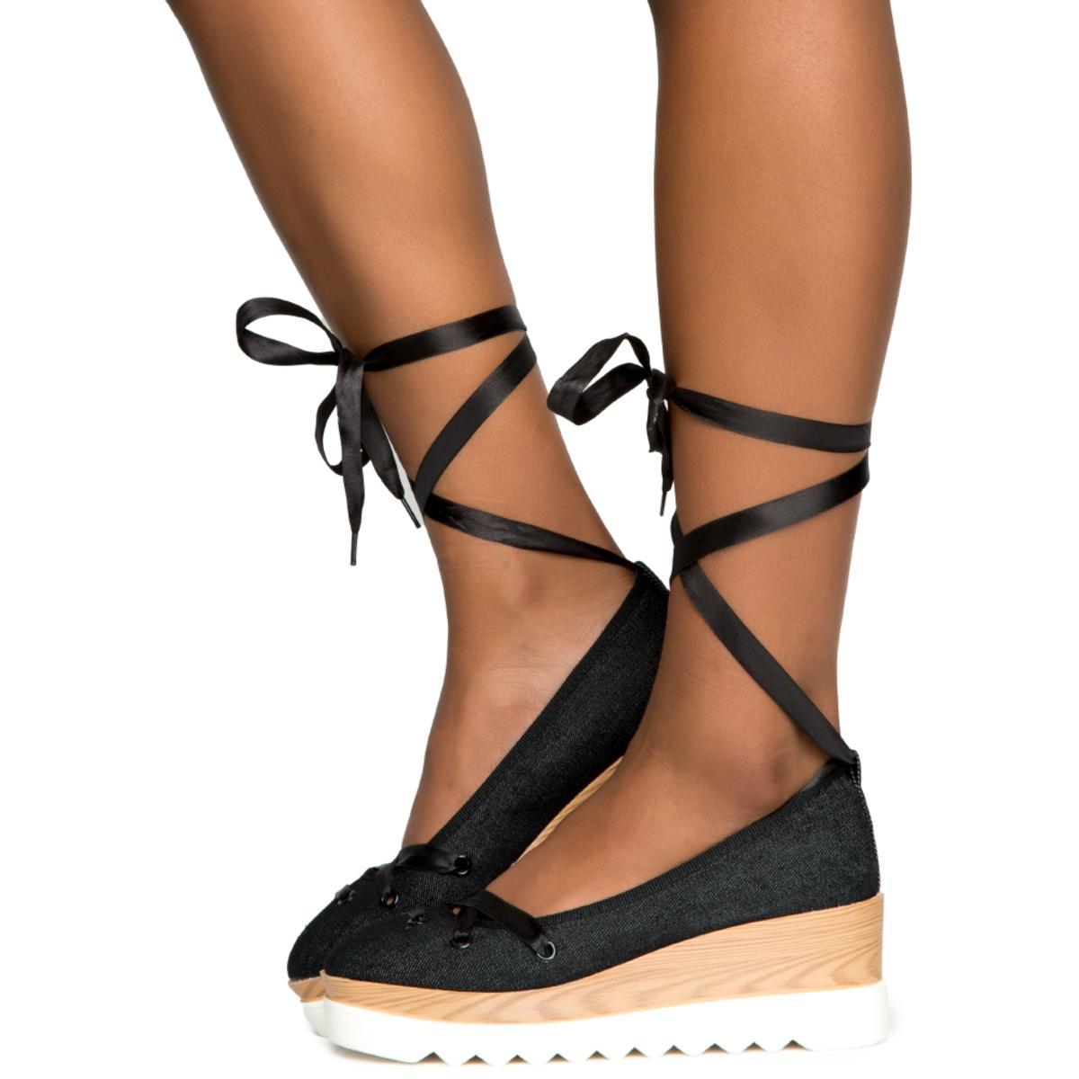 Cape Robbin Fara-5 Black Wedge BLACK