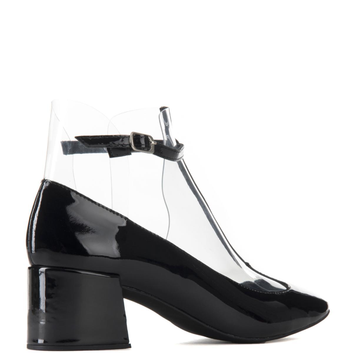 Jeffrey Campbell Mansel Black Heel Booties BLACK