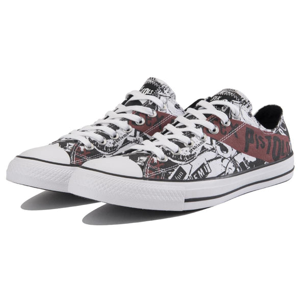 Converse Unisex: Chuck Taylor All Star Sex Pistols White Sneakers
