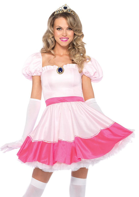 3Pc. Princess Off The Shoulder Dress, Tiea And Gloves