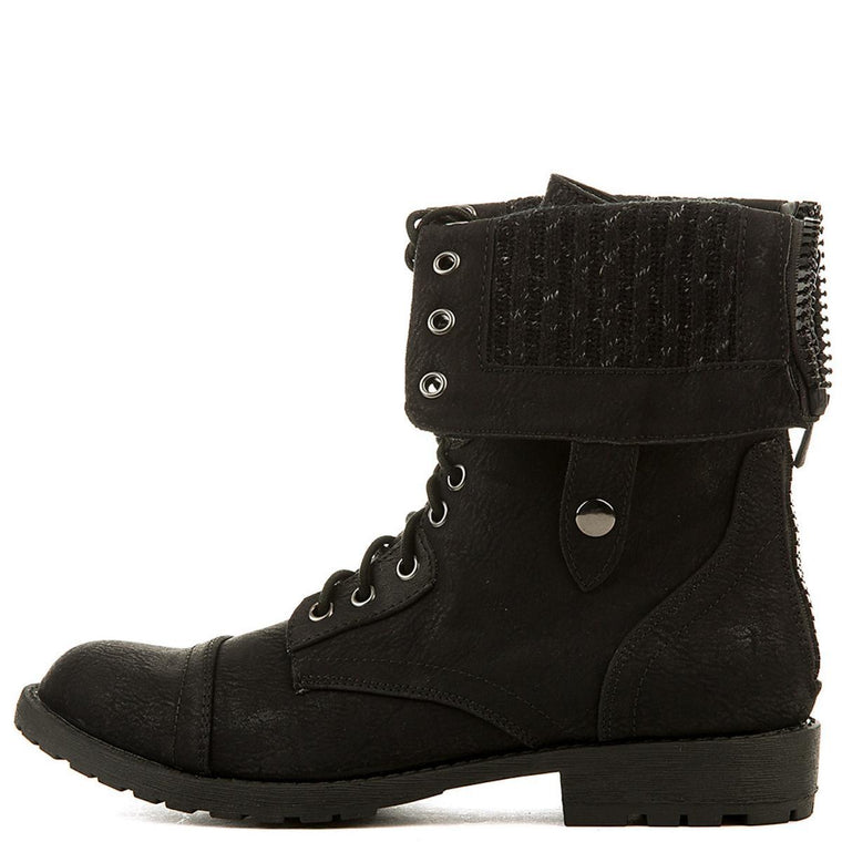 Star-8 Lace-Up Boot Black