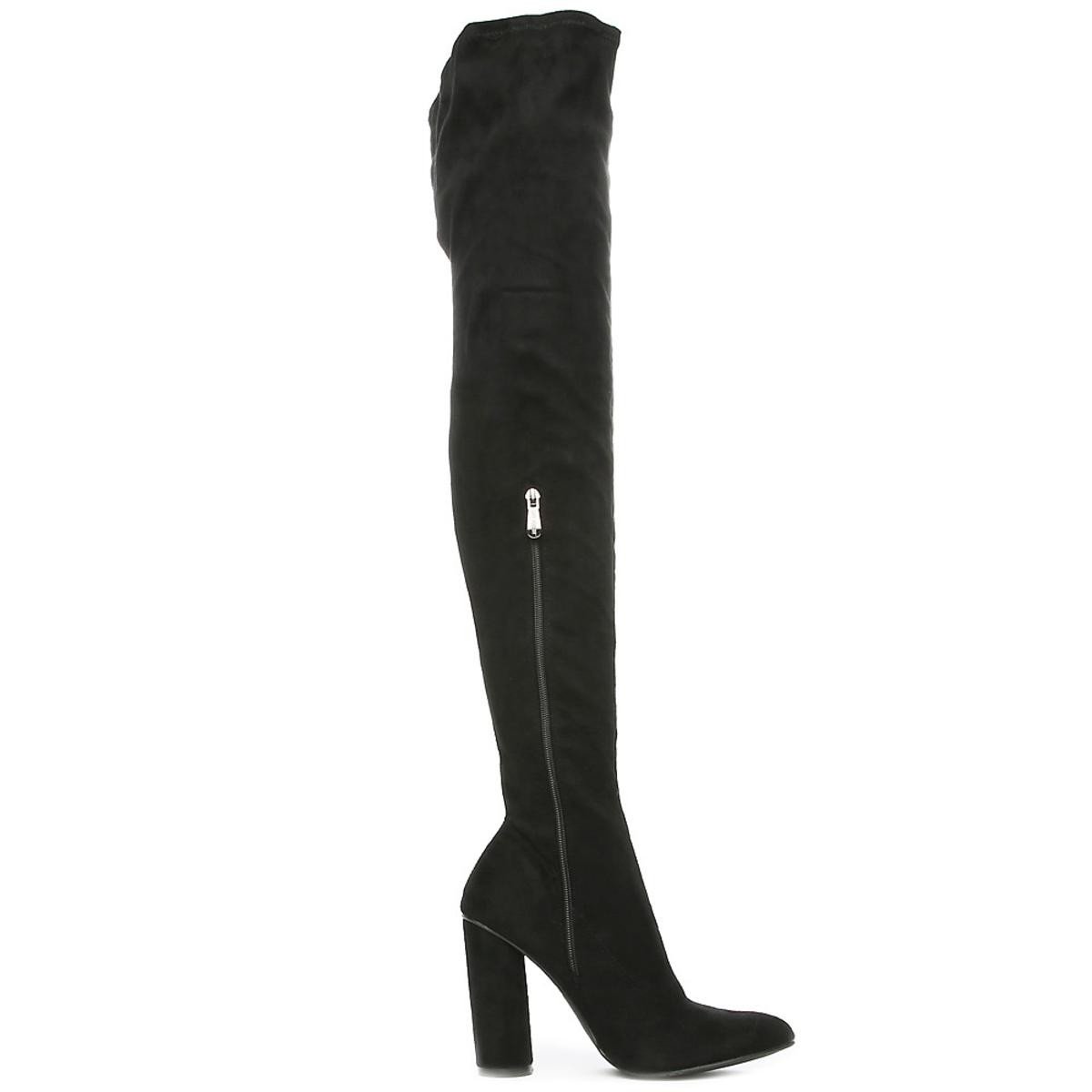 Paw-2 Thigh-High Boot Black