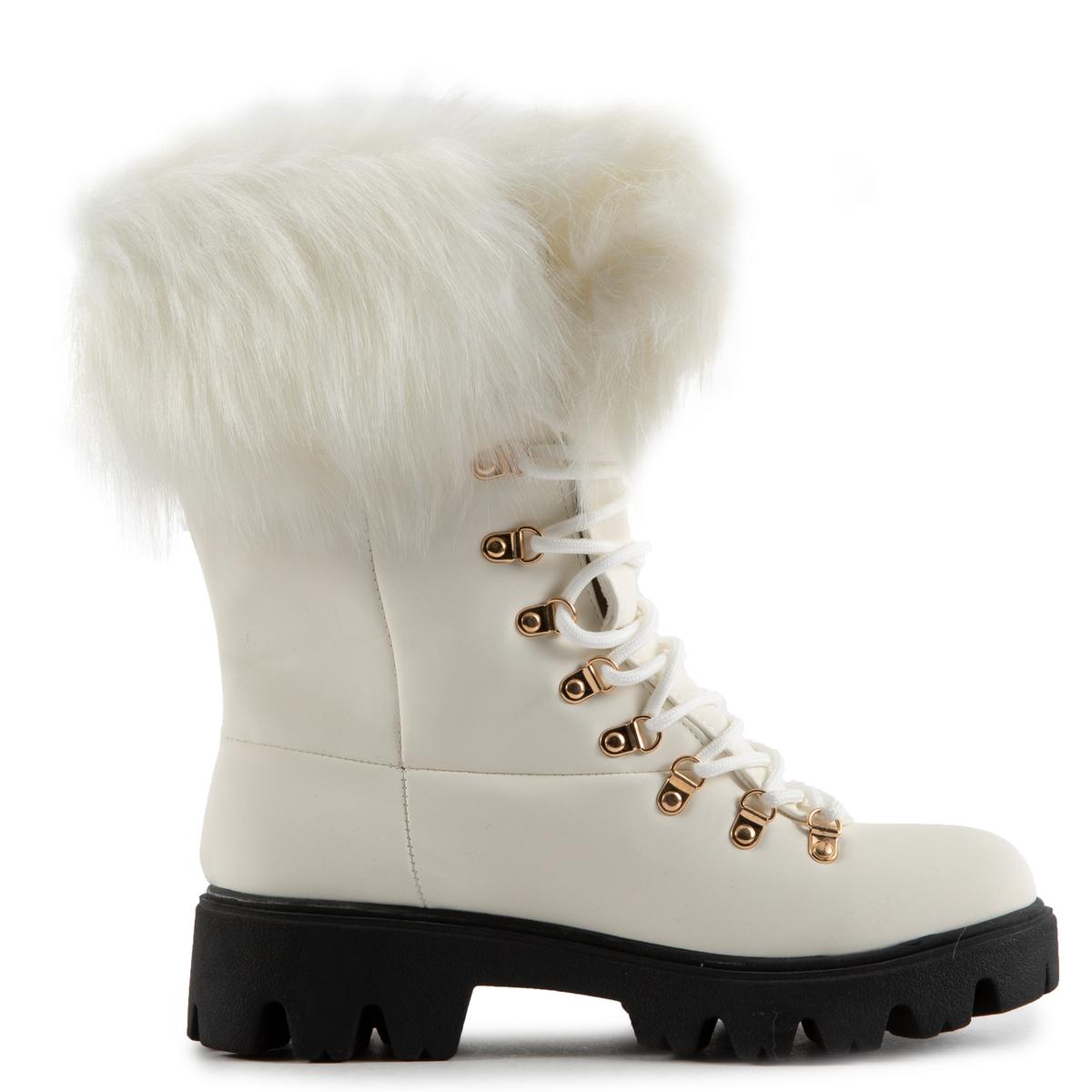 Force-11 Lace-Up Fur Boots