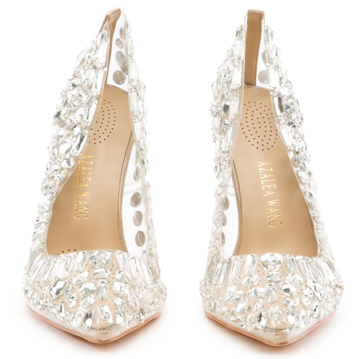 Bonnie Glass Stiletto Heel Pump