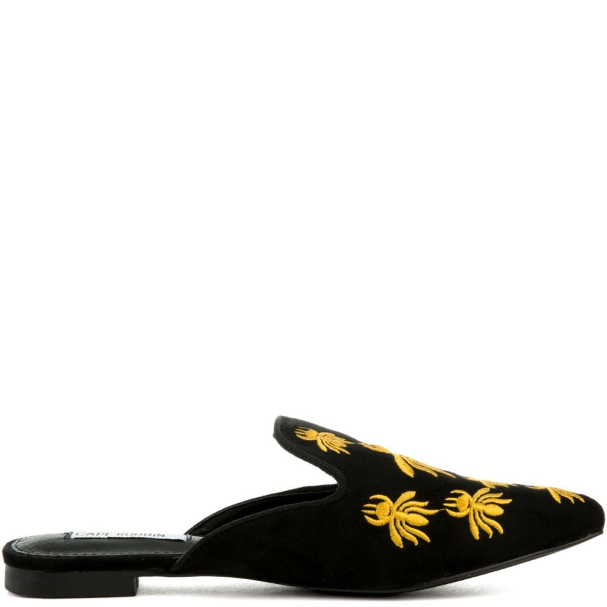 Cape Robbin Cell-18 Black Mules Black