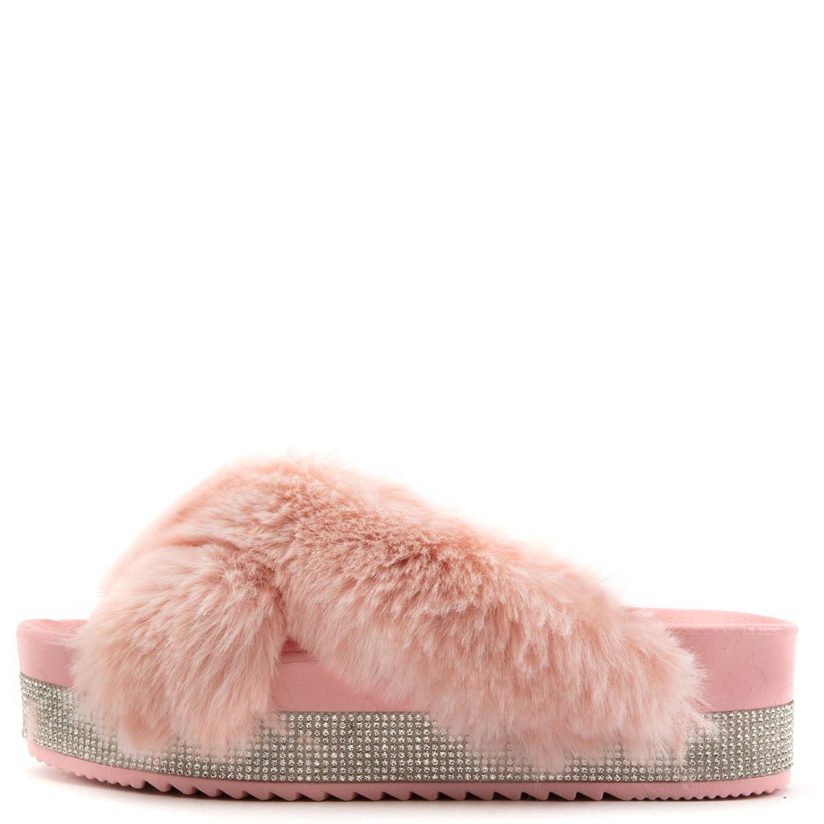 Spotty-Shi Platform Fur Slides