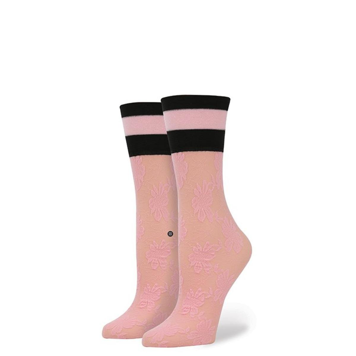 Stance for Women: Lace Sock Pink