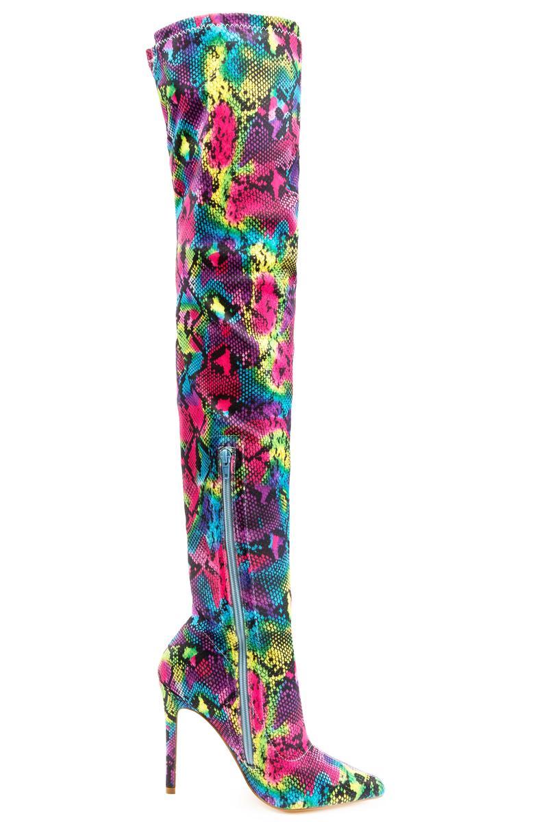 Gisele-7B Thigh High Heel Boot