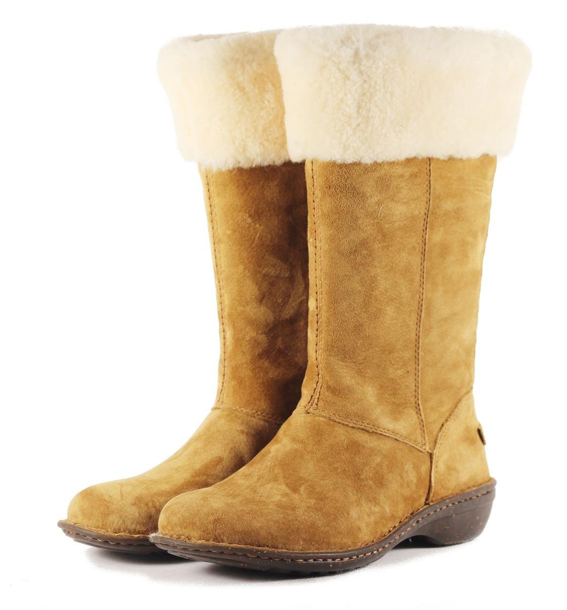 UGG Australia Karyn Chestnut Cuff Sheepskin Boot Chestnut