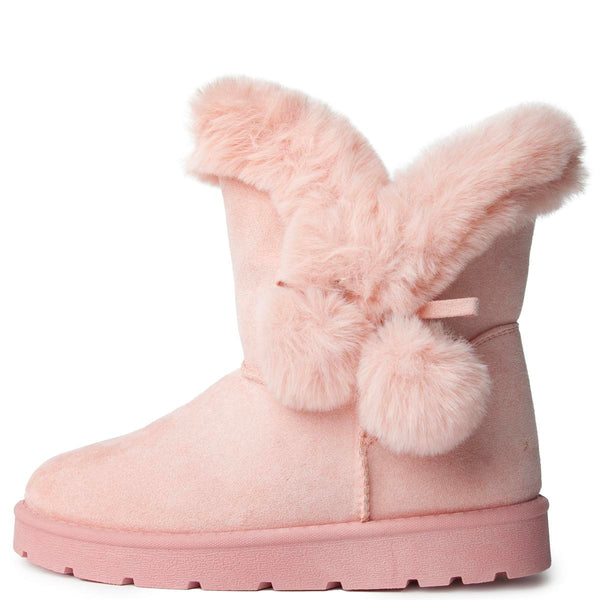 Frozen-73 Pink Fur Boots