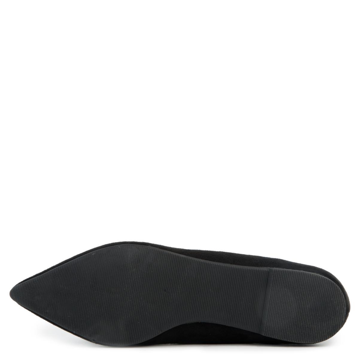 Alda-5 Flat BLACK SUEDE