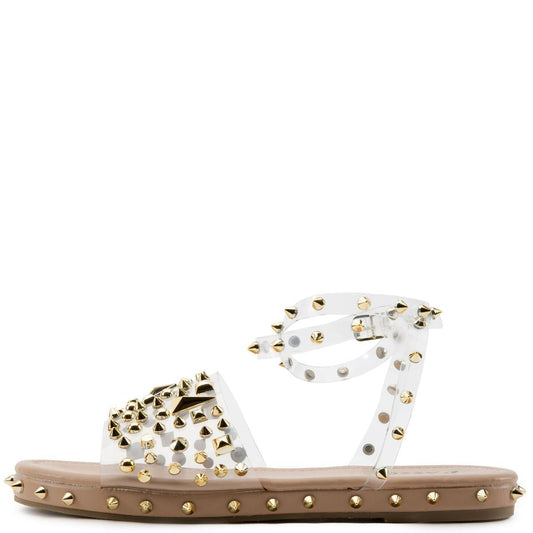 Movi-01 Studded Flat Sandals