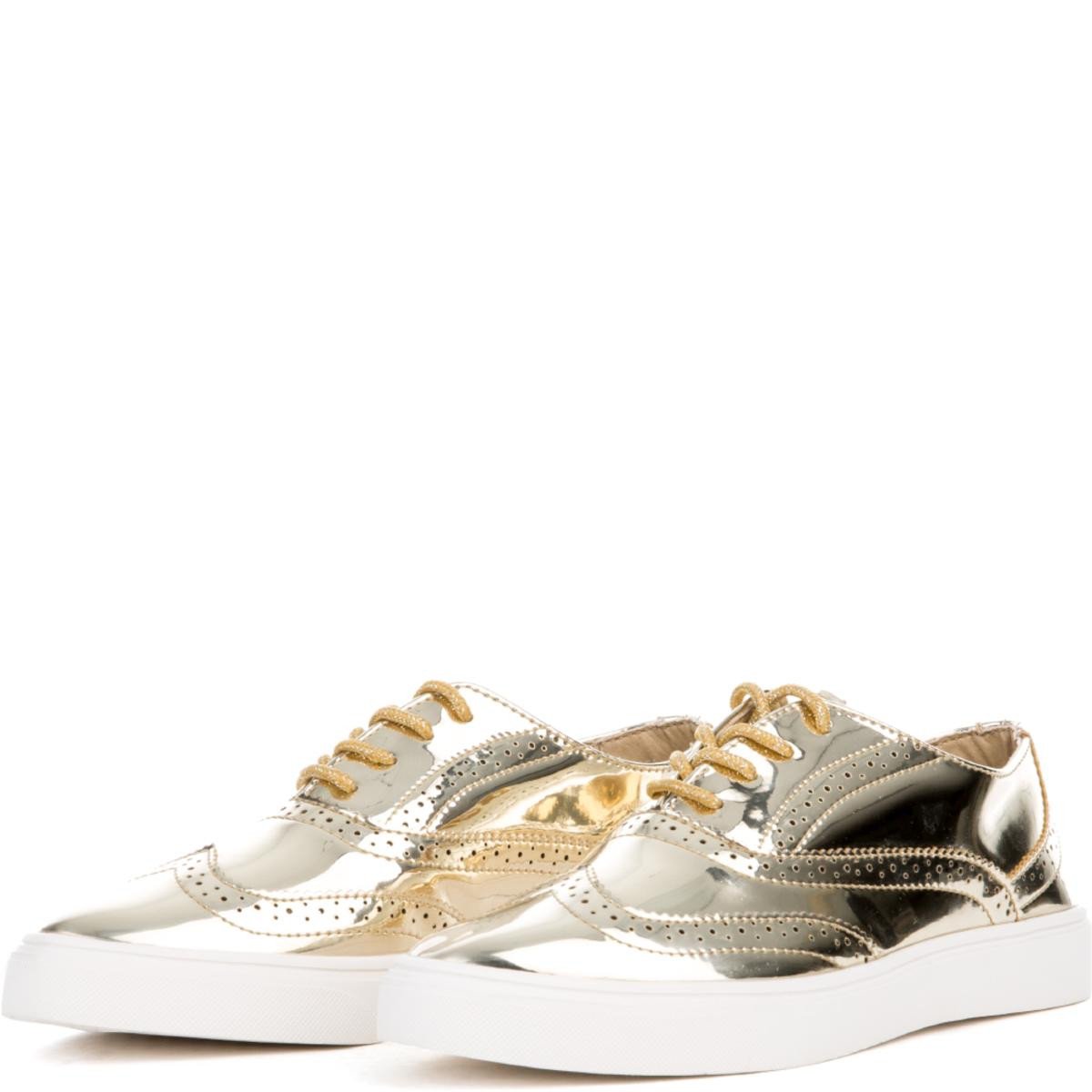 Romy-1 Oxford Sneaker Gold