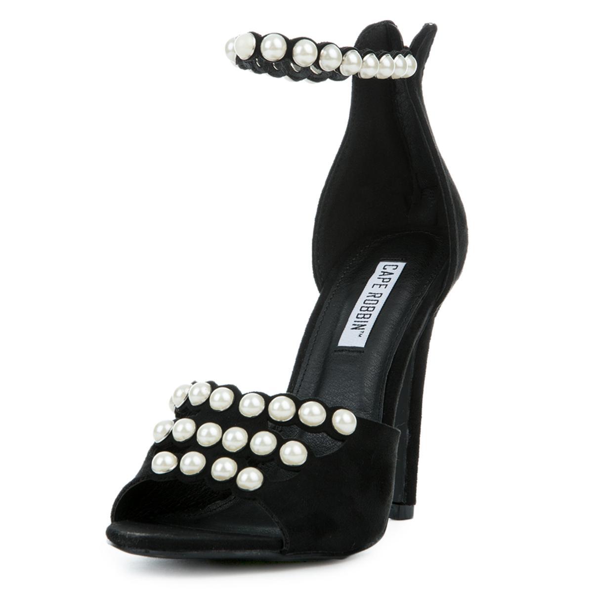 Meg047 Black High Heel BLACK