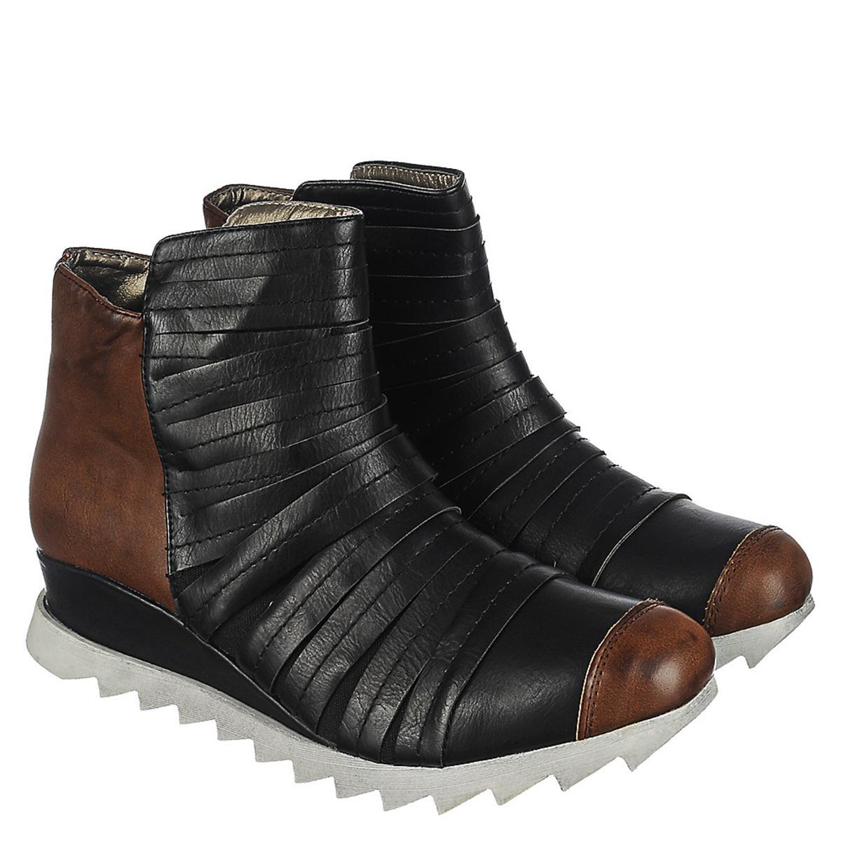 Ankle Boot Stark-3 Black/Brown