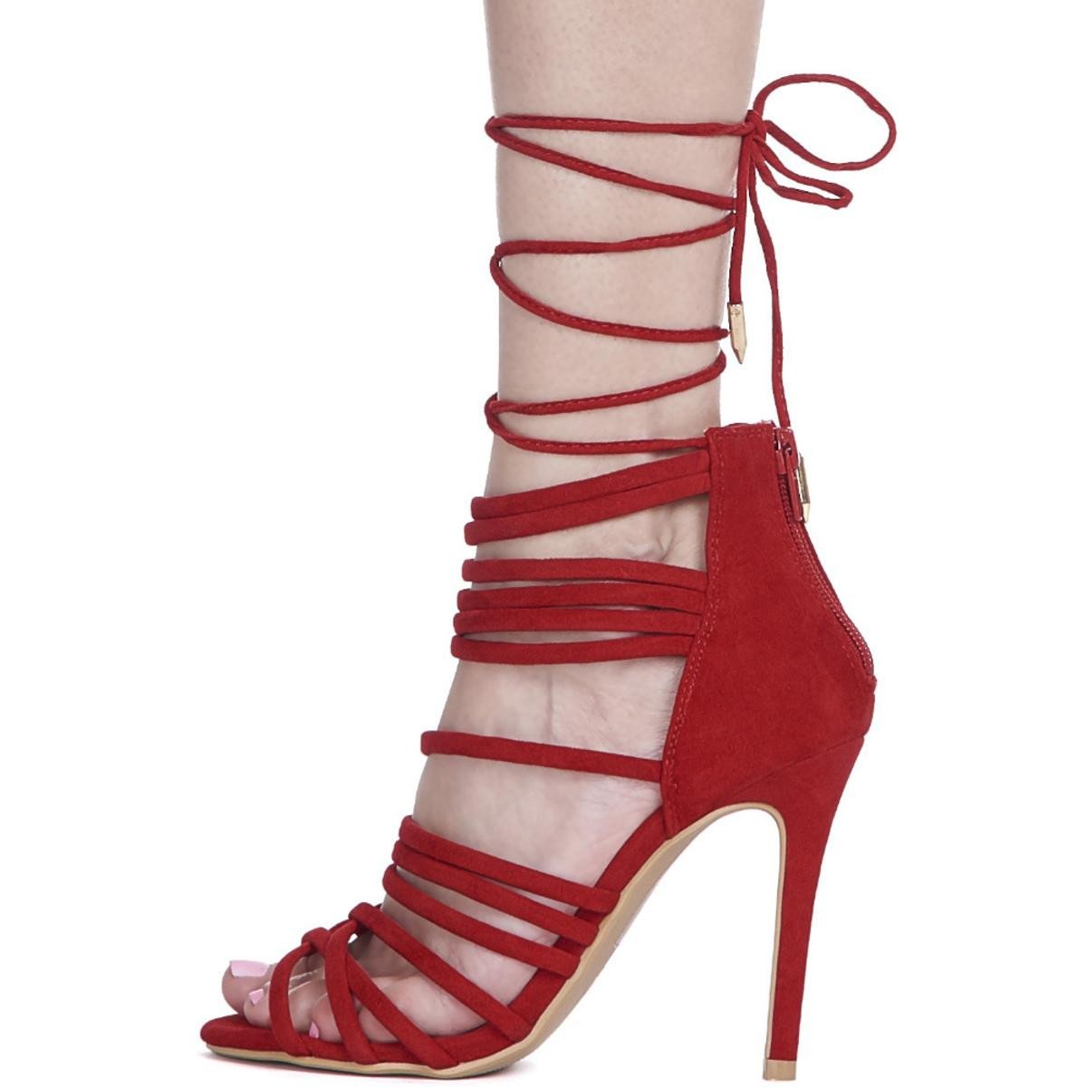 Iggy High Heel Dress Shoe Red
