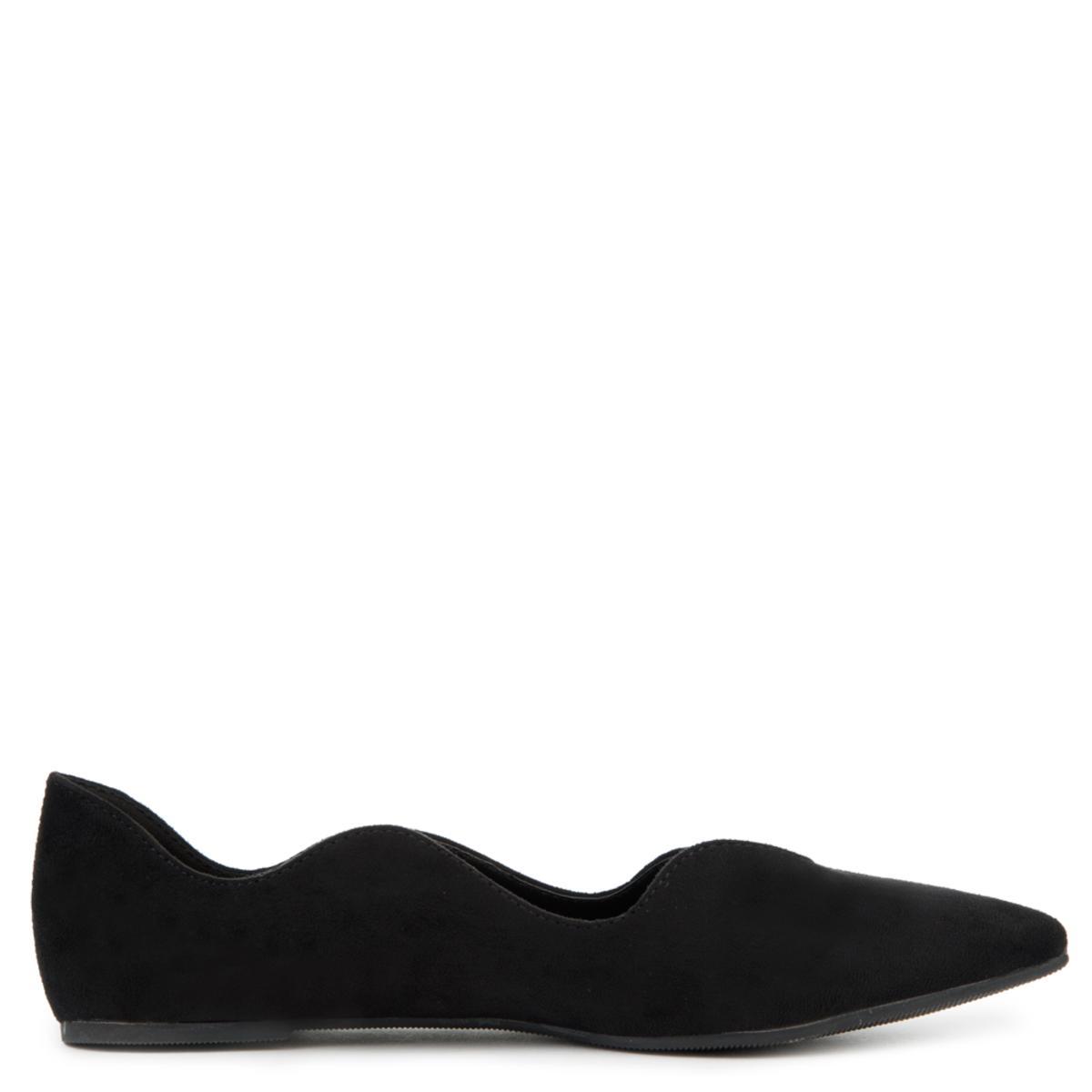 Alda-5 Flat BLACK SUEDE